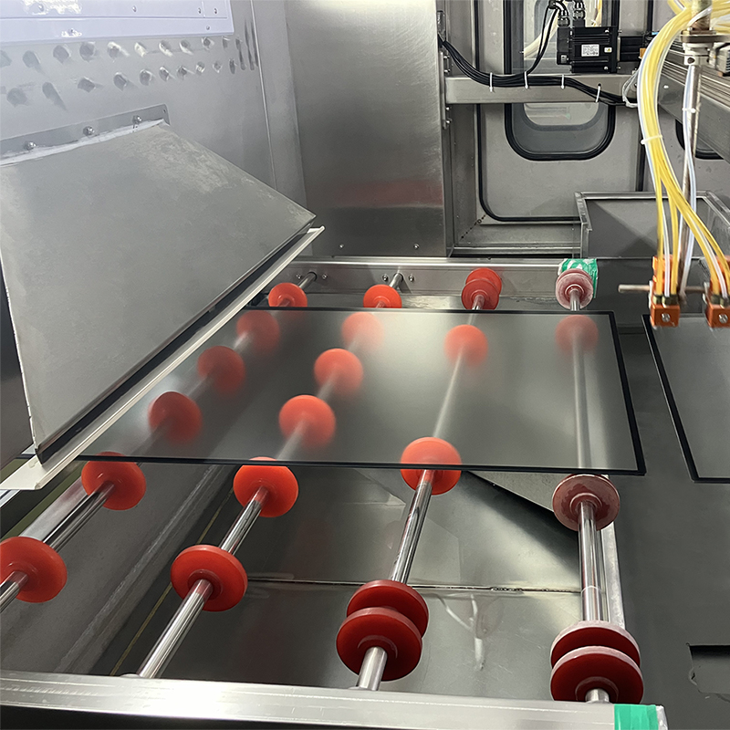 Why choose AG spray coating rather than AG etching for commercial display?